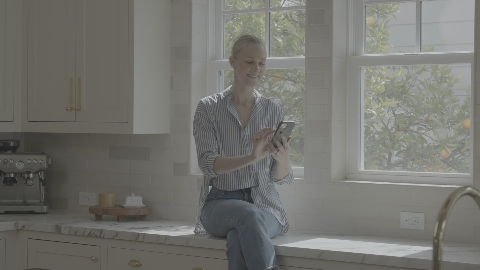 Before Professional commercial video production with color grading for beauty wellness brand - before and after