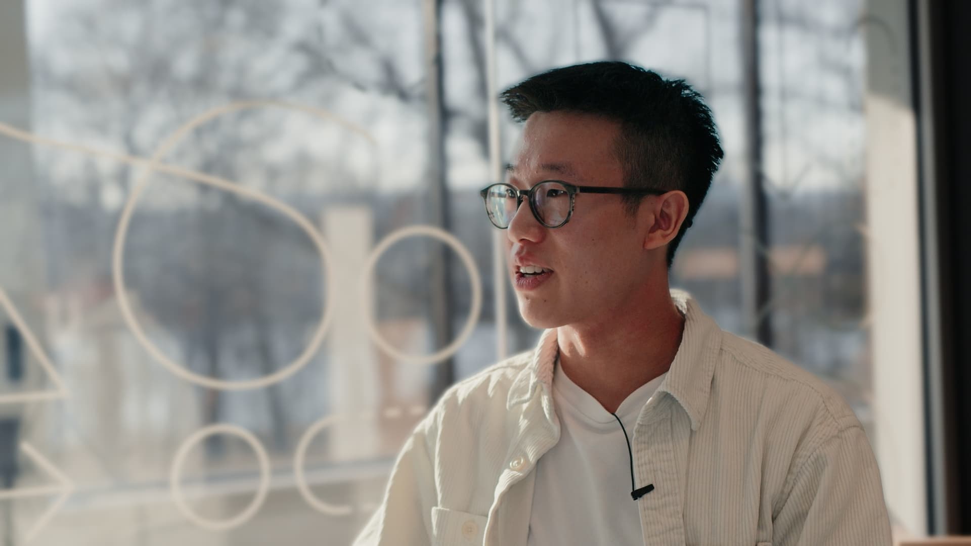 After High-end interview video production featuring premium color grading and professional corporate cinematography